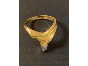 Lapponia Björn Weckström Guldring med Diamant 0,04 ct.