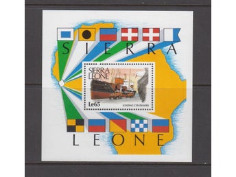 Sierra Leone, Mi Block 80, Fåglar, Fartyg, xx