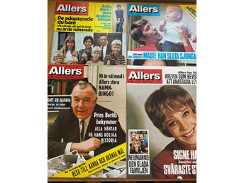 Allers nr 19,21,23 och 41/1970, i fint skick