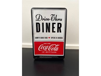 Coca-Cola Drive-Thru Diner metaldåse retro