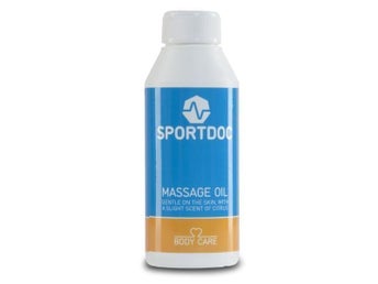 Massageolja sportdoc 250 ml för effektiv massage