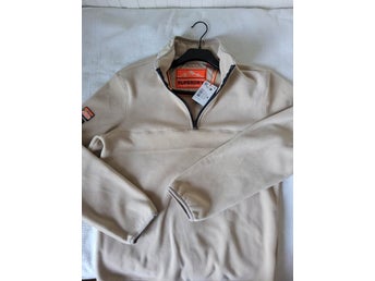 Superdry Active Half Zip fleecetröja herr beige storlek M