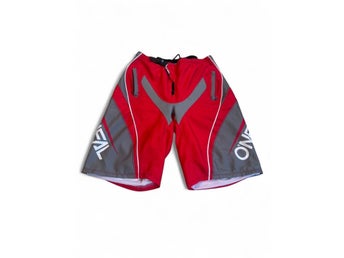 O’Neal Element FR Blocker Shorts Röd/Grå MTB Motocross Racing Storlek 36
