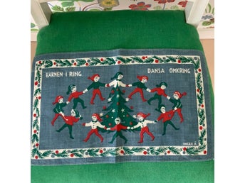 Äldre tryckt Julduk 