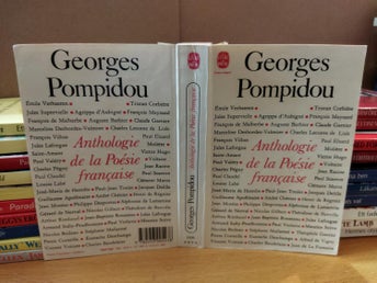 Anthologie de la poésie française Georges Pompidou. Bok. Good plus