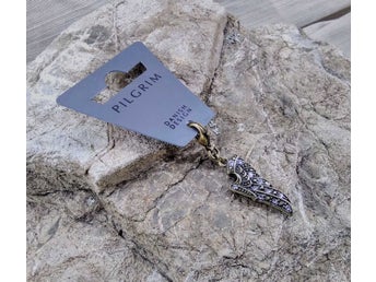 Pilgrim hänge, berlock, charm. Änglavinge, bronsfärgad nickelfri metall.