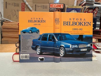 Stora Bilboken 1991-92 av Jan-Erle Olfwenstam. Bok. Very Fine plus