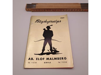 Bågskyttetips 1965 - AB Elof Malmberg - Liten varukatalog