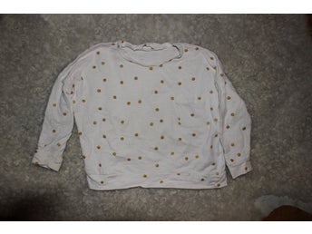 H&M vit långärmad tröja, storlek 92