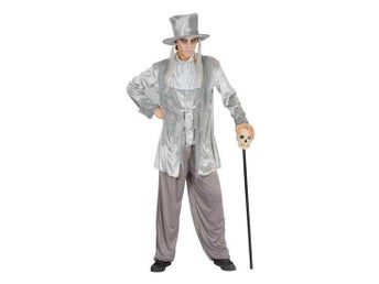 Spöklig gentleman Brudgum Maskeraddräkt Halloween Ny