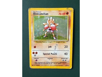 Hitmonchan Holo 7/102 Base Set - Pokémon