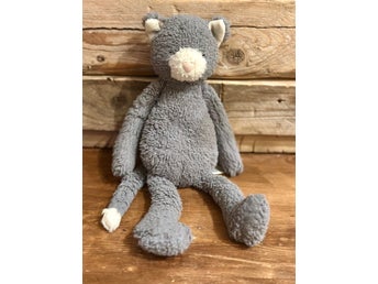 VINTAGE Jellycat Gosedjur Katt Grå England London B14