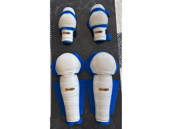 Komplett set! Vintage VM Pro-Team Jofa AB Benskydd och Armbågsskydd 70-tal