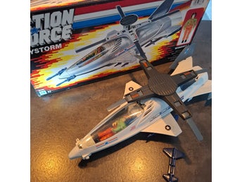Action Force Skystorm helikopter med Windmill figur 1988