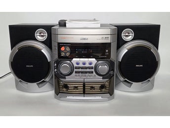 FW-C330 Mini Hi-Fi System med 3 CD-växlare och dubbla kassettdäck