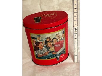Vintage Coca-Cola plåtburk 1990