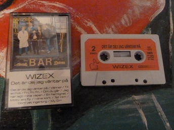 KASSETTBAND, DET ÄR DEJ JAG VÄNTAR PÅ, WIZEX, KASSETT, VÄNNER, TILL EN ROS