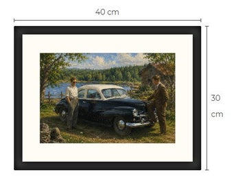 Checker Custom Coupe i Finland Art print tavla Limited Edition #reapåtradera