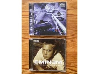Eminem - The Slim Shady LP och Eminem Is Back CD-skivor