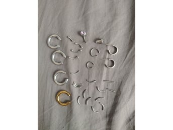 Diverse piercing smycken mm