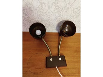 Retro Vägglampa med flexibla armar 60 talet