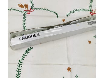 Ikea Enudden - Vit kroklis att hänga på dörren - Ouppackad