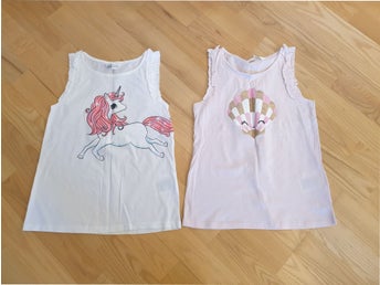 Två T-shirts H&M, Strl 134/140 oanvända