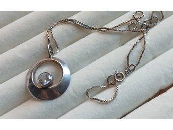 Äkta Silver Halsband Finland