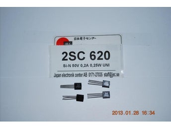 Transistor 2SC620 4 stycken