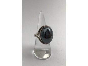 Hans Hansen Sterling Sølv Ring (Hæmatit)