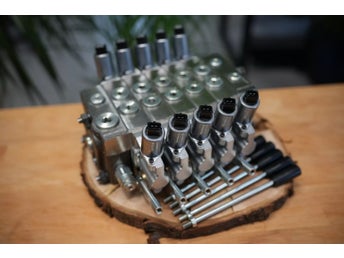 Proportionalventil Walvoil DPX100, 5 funktioner