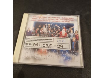 Glitter, Glögg & Rock'N'Roll - Diverse Artister (Gyllene Tider)Promosticker CD