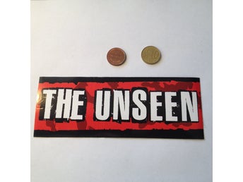 The Unseen - Klistermärke/sticker - 160x60mm