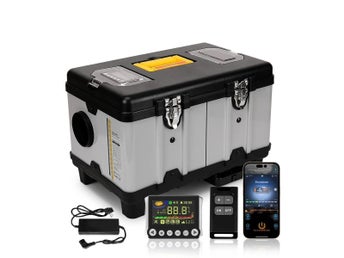 8KW 12V/24V/110-240V dieselluftvärmare, Bluetooth APP-kontroll,parkeringsvärmare