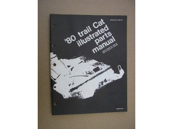 Reservdelskatalog Snöskoter ARCTIC CAT Trail Cat 1980