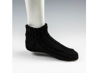 Handstickade Damsockor Stl. 38-40