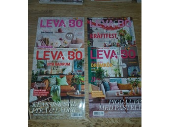 * Tidningar Leva & Bo - 4 st - Fint skick - HÖST