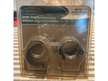 Weaver Top Mount 30mm Hög Ring (OBS! 1 STYCK / RESERVDEL, 49110)