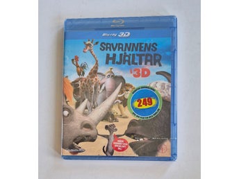 Savannens Hjältar Blu-ray 3D / Svenskt tal & Text / Ny inplastad