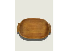 Handcrafted Oval Wooden Serving Tray image 2