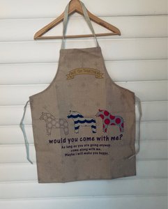 Bomullsforklade La La La Love You ᐈ Kop Pa Tradera