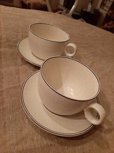 V326 Catarina \u00c5selius-Lidbeck 1967 Mitt i prick Gullaskruf dessert bowls