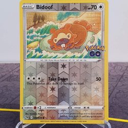 Bidoof (Ditto) Pokemon 2022 CGC 9 Pokemon Go 059/078 Reverse Holo