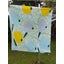 IKEA flerfärgat kuddfodral, storlek 64x70 cm, 90-talet, kudde/tyg Aster, IKEA